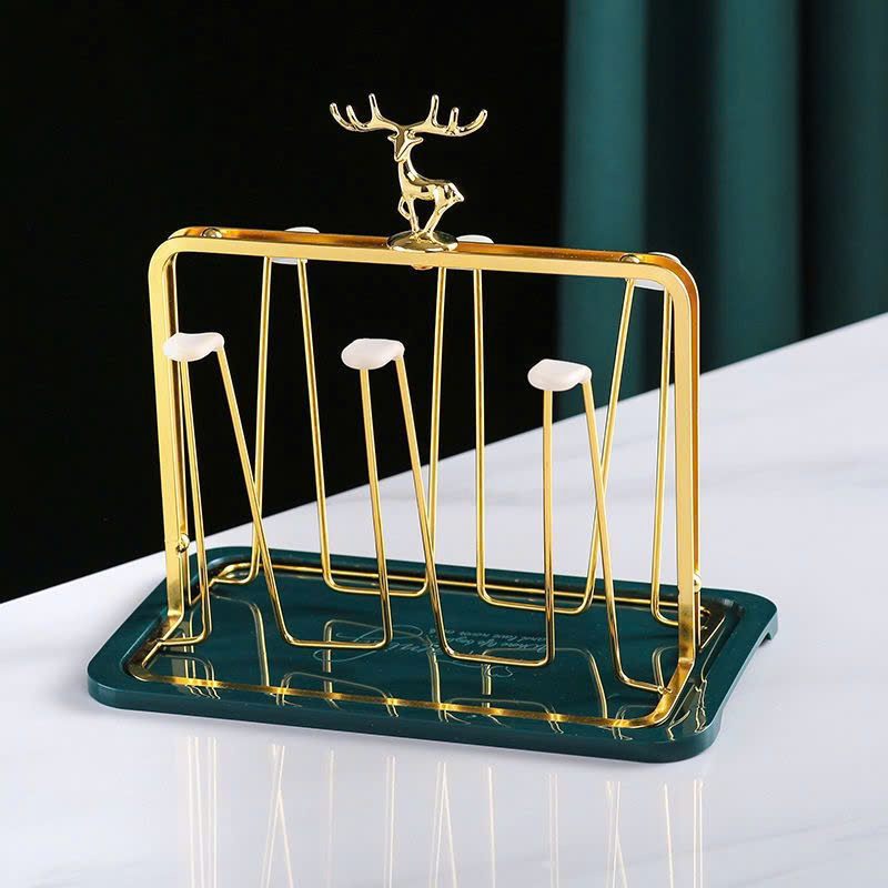 25974_z6225744015983-e7fcb6922971d8a88cb2e0fe752d8ec9_20250117121952-2.jpg Khay Úp Cốc Hình Chữ Nhật Mạ Vàng - Khay Úp Ly Tuần Lộc 17x14x20cm - KULMVTL01