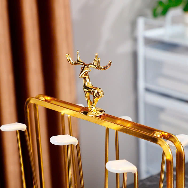 25974_z6225744027161-35d22c88bd889e64af2498f17d81bebd_20250117121953-2.jpg Khay Úp Cốc Hình Chữ Nhật Mạ Vàng - Khay Úp Ly Tuần Lộc 17x14x20cm - KULMVTL01