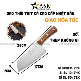 Dao Thái Thịt Cá Cao Cấp - Dao Nhật Bản Siêu Sắc - DTTC01