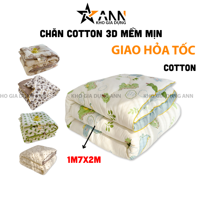 26001_339_20250320114741.png Chăn Cotton 3D Mềm Mịn Thoáng Mát 1m7x2m - CM01