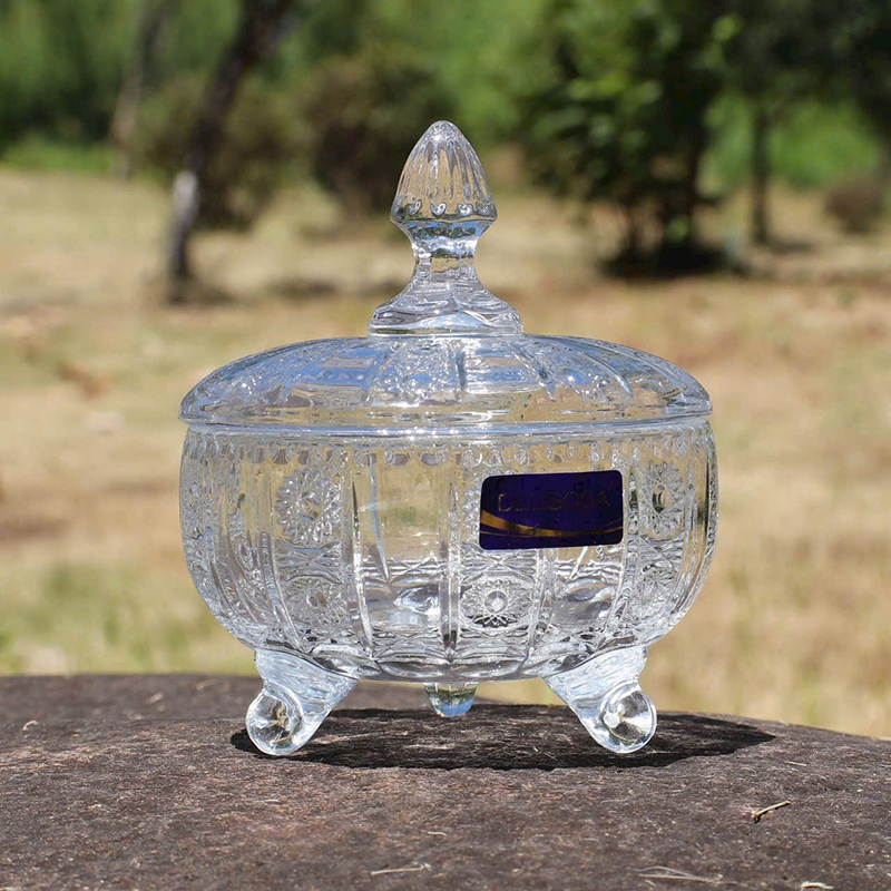 Kho sỉ thố Thủy Tinh 3 Chân Deli Tg15 - Hộp Thủy Tinh Đựng Mứt Bánh Kẹo 450ml 14x12cm Kho sỉ thố Thủy Tinh 3 Chân Deli Tg15 - Hộp Thủy Tinh Đựng Mứt Bánh Kẹo 450ml 14x12cm