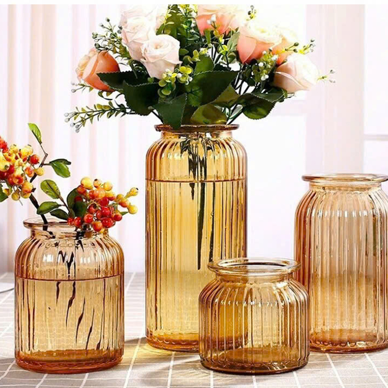 26003_z6234143674374-3d6056ef97c51784711a696c9bca6f2b_20250120094951-2.jpg Bình Hoa Thủy Tinh - Lọ Hoa Màu Hổ Phách Kiểu Dáng Vintag 25x8.5cm - LHTT03