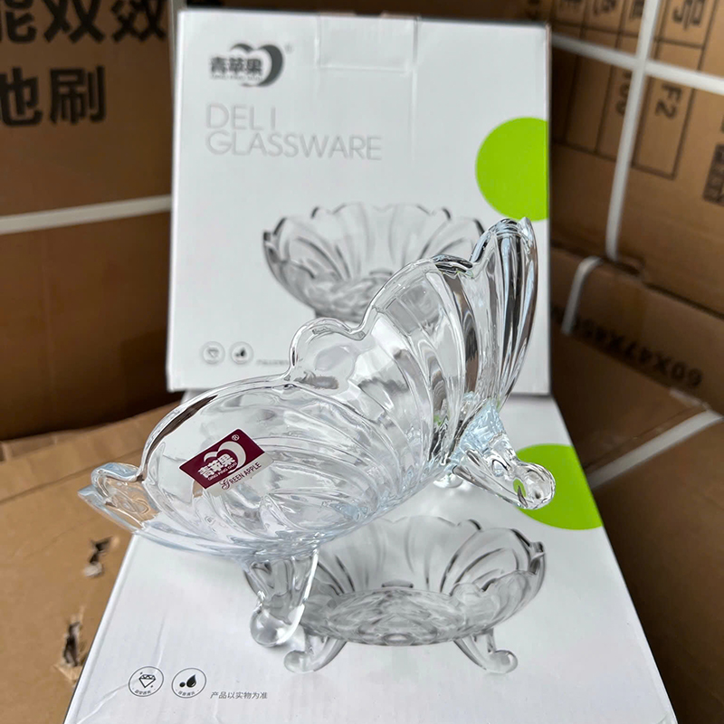 Mua sỉ bát Thuỷ Tinh 3 Chân - Bát Thủy Tinh Đựng Mứt Bánh Kẹo Tết 24cm Mua sỉ bát Thuỷ Tinh 3 Chân - Bát Thủy Tinh Đựng Mứt Bánh Kẹo Tết 24cm