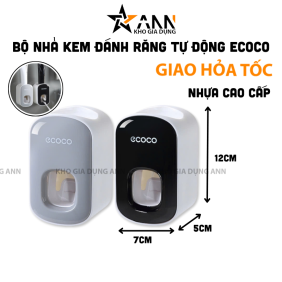 Dung Cụ Nhả Kem Đánh Răng Treo Tường Cao Cấp Ecoco 12x5x7cm - BNKDRTT01