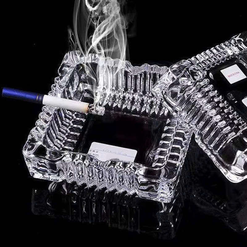 Mua sỉ gạt Tàn Thuốc Thủy Tinh - Gạt Tàn Thuốc Lá Vuông 11x11x3.5cm Mua sỉ gạt Tàn Thuốc Thủy Tinh - Gạt Tàn Thuốc Lá Vuông 11x11x3.5cm