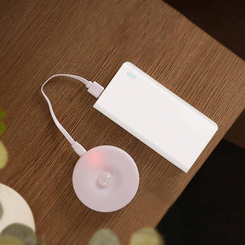 Đèn Ngủ Tròn - Đèn Led Cảm Ứng Chuyển Động Dán Tường 8,4x2cm Đèn Ngủ Tròn - Đèn Led Cảm Ứng Chuyển Động Dán Tường 8,4x2cm