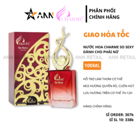 Nước Hoa Charme So Sexy Mùi Nữ 100ml Phiên Bản Mới 2025 - NHCSS2025