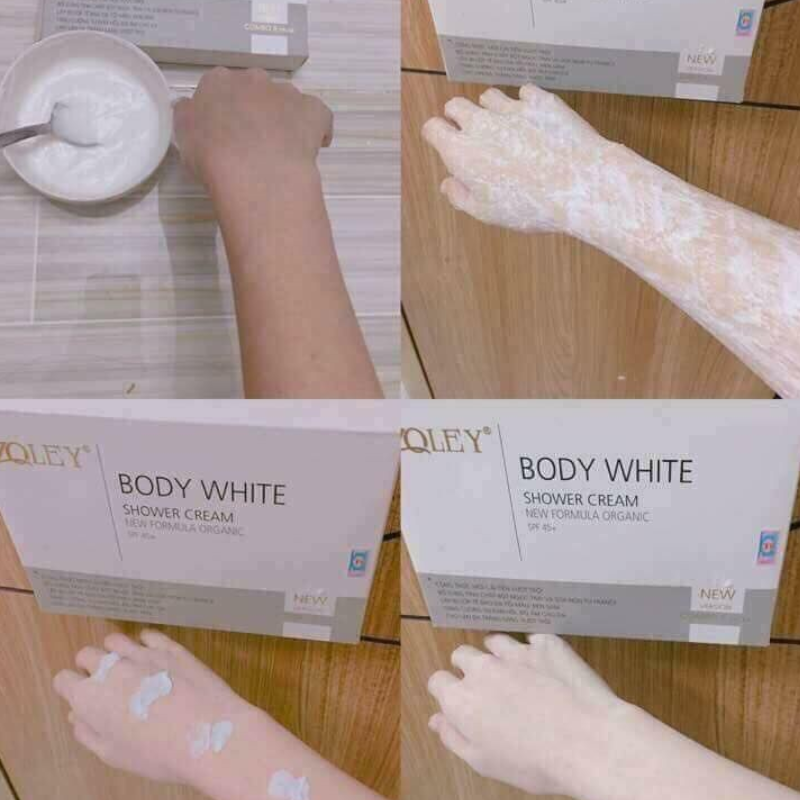 Mua sỉ tắm Trắng Body Zoley Shower Cream Hộp 6 Gói - Liệu Trình Tắm Trắng Chuẩn Spa