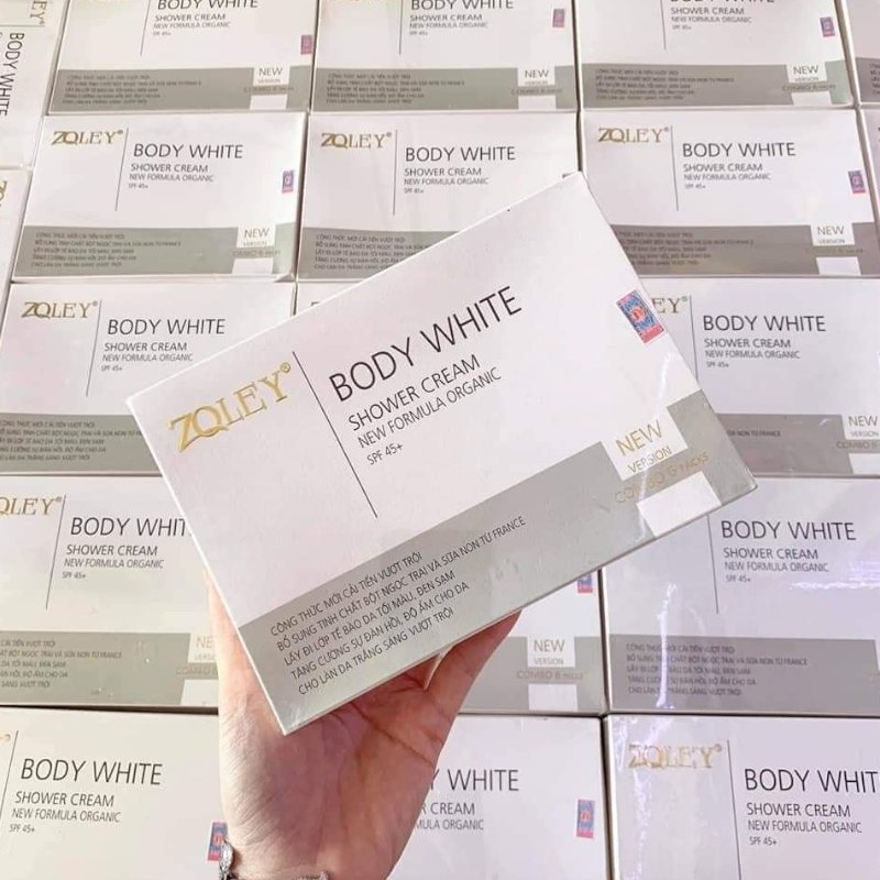 Mua sỉ tắm Trắng Body Zoley Shower Cream Hộp 6 Gói - Liệu Trình Tắm Trắng Chuẩn Spa
