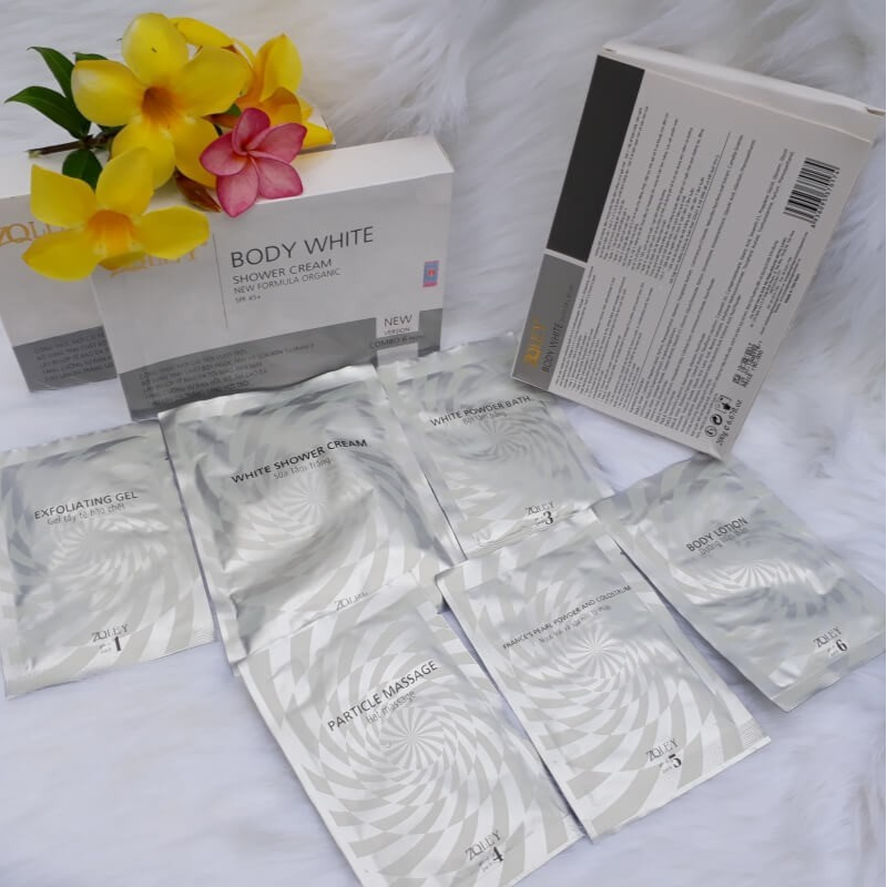 Mua sỉ tắm Trắng Body Zoley Shower Cream Hộp 6 Gói - Liệu Trình Tắm Trắng Chuẩn Spa