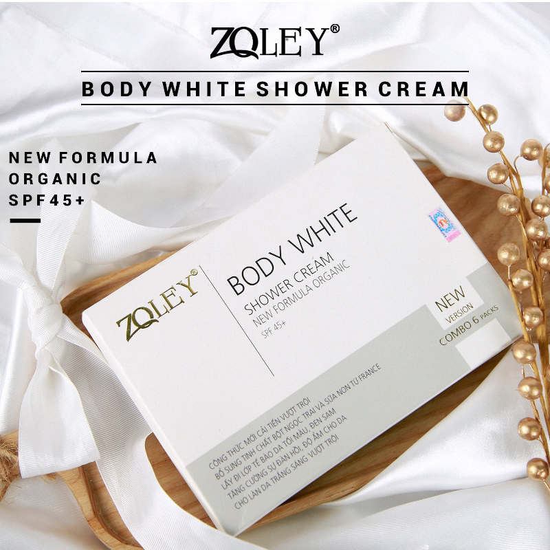 Mua sỉ tắm Trắng Body Zoley Shower Cream Hộp 6 Gói - Liệu Trình Tắm Trắng Chuẩn Spa