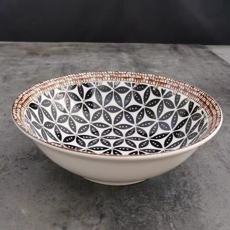 Kho sỉ tô Sứ Hình Nón Họa Tiết Vẽ Bằng Tay Cao Cấp 20x20x8cm Kho sỉ tô Sứ Hình Nón Họa Tiết Vẽ Bằng Tay Cao Cấp 20x20x8cm