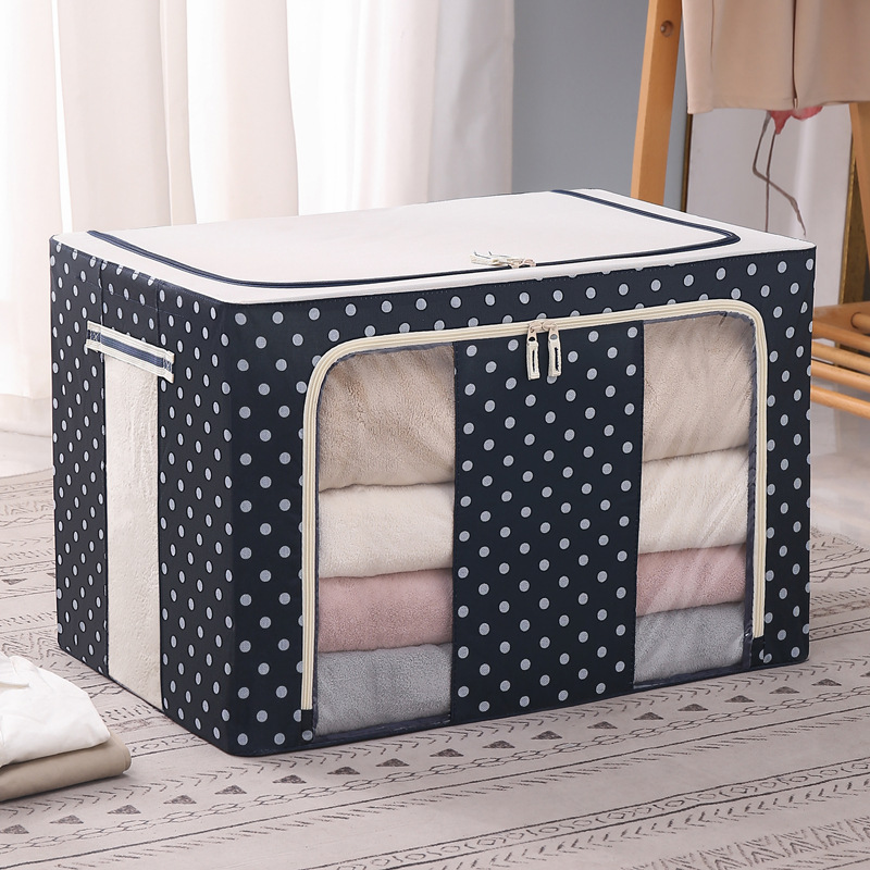 26066_o1cn011f7q2t1rmdooy1ica-2369055617-0-cib_20250124142122-2.jpg Hộp Vải Chống Thấm Khung Sắt Đựng Quần Áo - Khung Đựng Đồ Cao Cấp 50x40x33cm - HVDD01