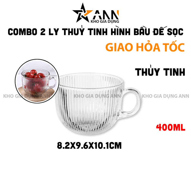 26073_400_20250320120901.png Combo 2 Ly Thuỷ Tinh Hình Bầu Đế Sọc - Ly Thủy Tinh Cao Cấp 400ml 8.2x9.6x10.1cm - LTT02