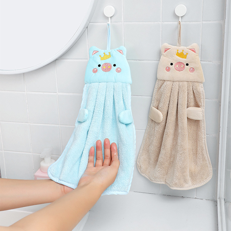 26074_22096074207-926106303_20250125101235-4.jpg Khăn Lau Tay Hoạt Hình Vải Bông Mềm Mại - Khăn Siêu Mịn Thấm Nước Tốt 35x24cm - KLT03