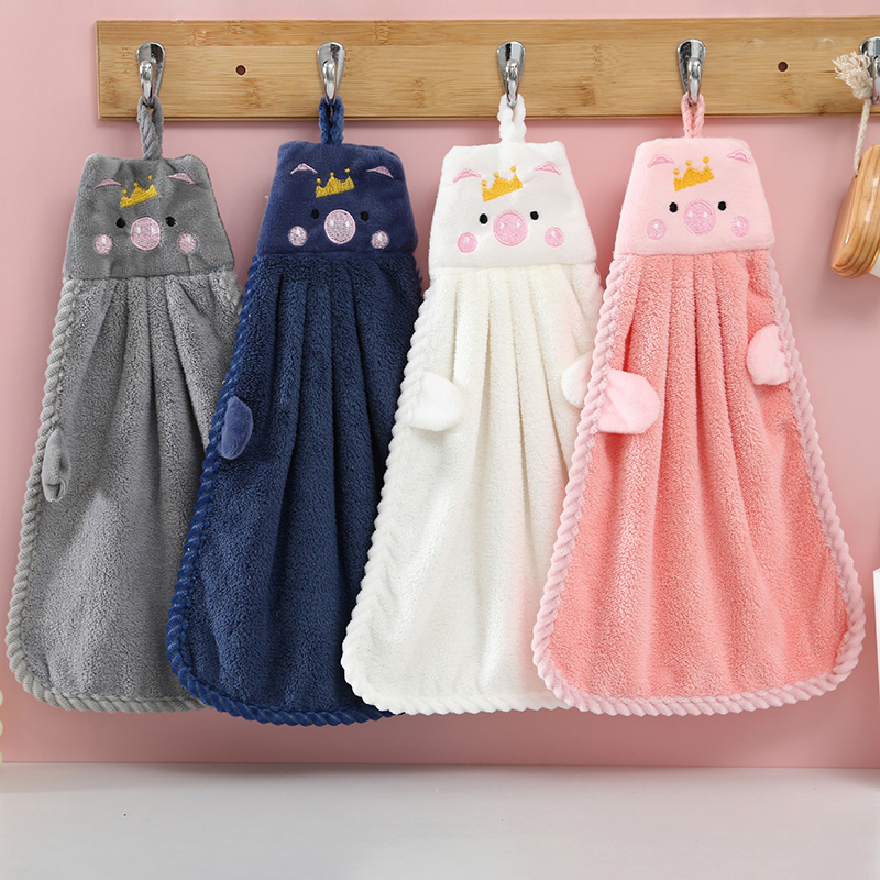 26074_o1cn01bopmxr26srgylt4un-2206736417717-0-cib_20250125101233-4.jpg Khăn Lau Tay Hoạt Hình Vải Bông Mềm Mại - Khăn Siêu Mịn Thấm Nước Tốt 35x24cm - KLT03