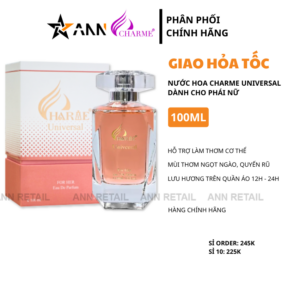 Nước Hoa Charme Universal Dành Cho Nữ 100ml - NHCU100ML