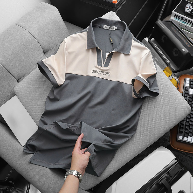 26122_z6353623463458-49a816984b4f203a827e6a38af68122d_20250228153609-1.jpg Áo Thun Cổ Bẻ Phối Màu Và Thêu Chữ Discipline (Có Size 3XL) - CS246