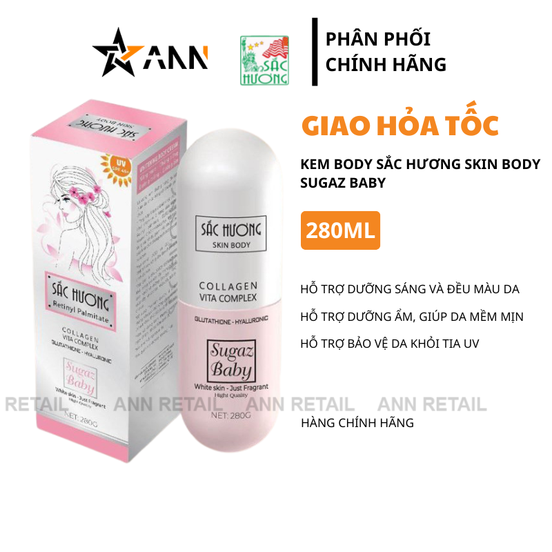 26124_8_20250319175659-1.png Kem Body Sắc Hương Skin Body Sugaz Baby Hình Viên Thuốc 280ml - 8938508348718