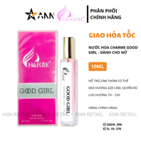 Nước Hoa Charme Good Girl Mùi Nữ Mini 10ml - NHCGG10ML