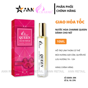 Nước Hoa Charme Queen Mùi Nữ 10ml - NHNCQ10ML