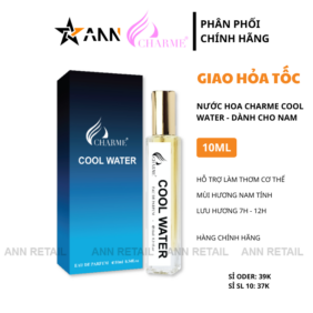 Nước Hoa Nam Charme Cool Water Mini 10ml - NHCCW10ML