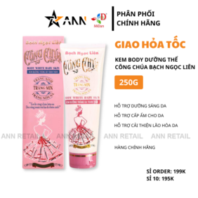 Kem Dưỡng Thể Body White Baby Skin Công Chúa Bạch Ngọc Liên 250g - Hỗ Trợ Dưỡng Sáng Da - 8936079451264