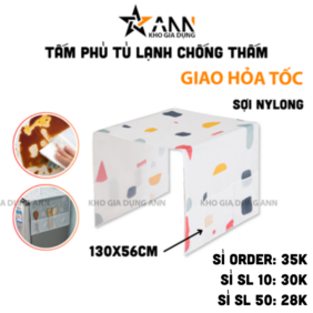 Tấm Phủ Tủ Lạnh Chống Thấm Bền Đẹp 130x56Cm - TPTL01