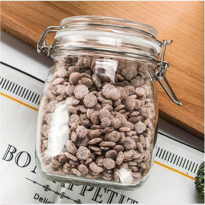 Nguồn sỉ combo 2 Hũ Thủy Tinh Tròn Nắp Cài Đựng Thực Phẩm - Lọ Thủy Tinh Đựng Đồ Khô 1200ml Nguồn sỉ combo 2 Hũ Thủy Tinh Tròn Nắp Cài Đựng Thực Phẩm - Lọ Thủy Tinh Đựng Đồ Khô 1200ml