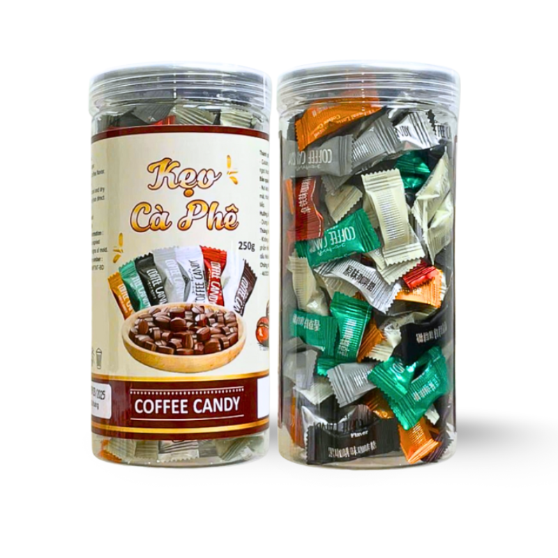 Mua sỉ kẹo Cà Phê Hộp 250g Mua sỉ kẹo Cà Phê Hộp 250g