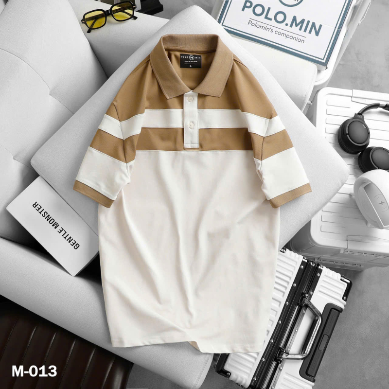 26170_58_20250325180736-1.png Áo Thun Nam Cổ Bẻ Sọc Ngang Phối Màu Trẻ Trung (Có Size 3XL) - CS251