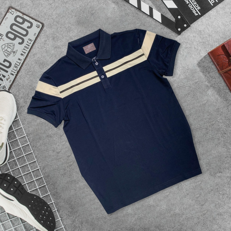 Kho sỉ áo Thun Nam Cổ Bẻ Phối Sọc Độc Đáo (Có Size 3XL) Kho sỉ áo Thun Nam Cổ Bẻ Phối Sọc Độc Đáo (Có Size 3XL)