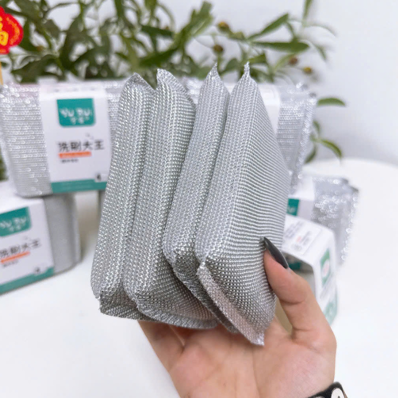 Set 4 Miếng Cọ Rửa Chén Bát Đĩa Đũa Cọ Xoong Nồi Tạo Bọt Đa Năng 10x8cm Set 4 Miếng Cọ Rửa Chén Bát Đĩa Đũa Cọ Xoong Nồi Tạo Bọt Đa Năng 10x8cm