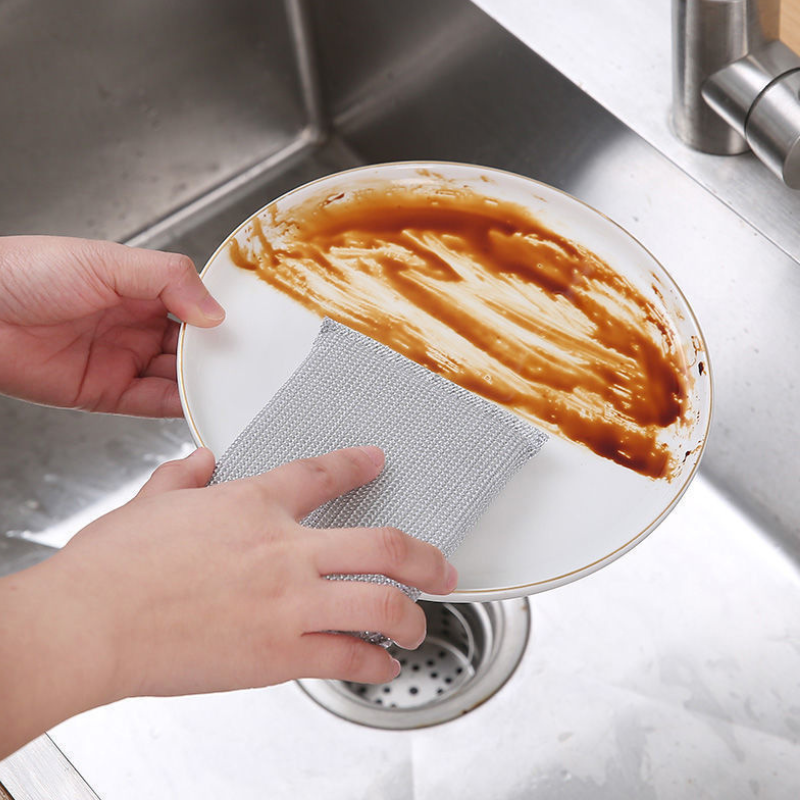 26175_7_20250329120845-1.png Set 4 Miếng Cọ Rửa Chén Bát Đĩa Đũa Cọ Xoong Nồi Tạo Bọt Đa Năng 10x8cm - MCRBDX02