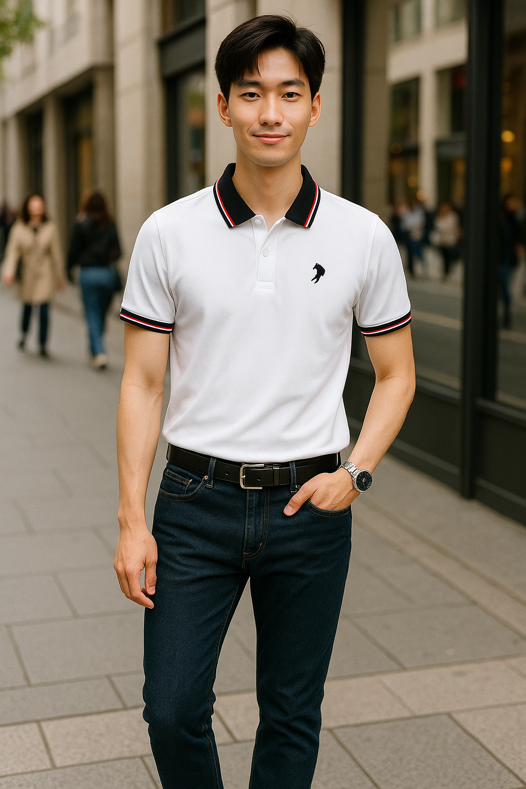 26203_chatgpt-image-09-53-37-6-thg-6-2025_20250711150747-1.png Áo Thun Nam Cổ Bẻ Thêu Logo Con Ngựa Viền Bo Tay Áo Bền Đẹp - CS258