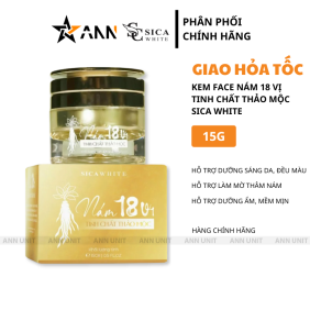 Kem Face Nám 18 Vị Tinh Chất Thảo Mộc Sica White 15g - 893622110570