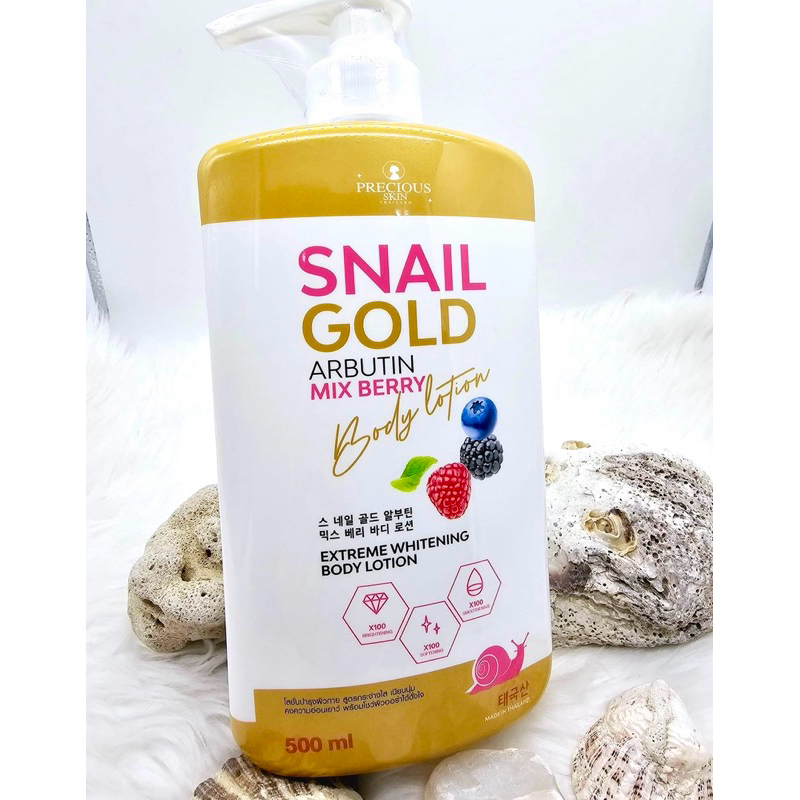 Sữa Dưỡng Thể Precious Skin Thái Lan Snail Gold Arbutin Mixed Berry Hỗ Trợ Dưỡng Sáng Da 500ml Sữa Dưỡng Thể Precious Skin Thái Lan Snail Gold Arbutin Mixed Berry Hỗ Trợ Dưỡng Sáng Da 500ml