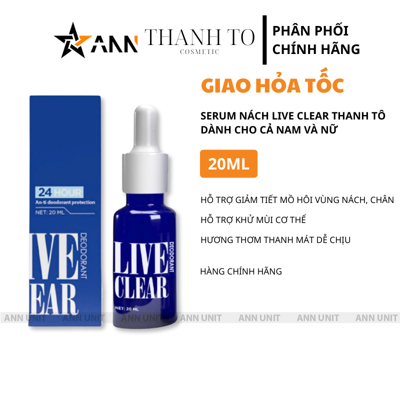 26263_13_20250417162733-2.png Serum Khử Hôi Nách, Hôi Chân, Ngăn Tiết Mồ Hôi Dành Cho Cả Nam Và Nữ 20ml Live Clear Thanh Tô - SRLIVECLEAR