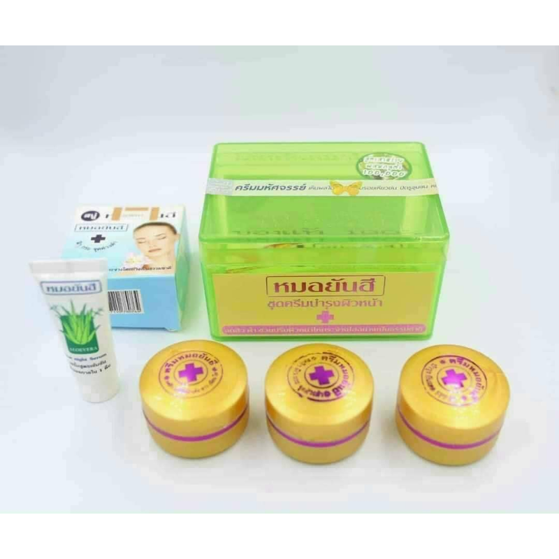 26269_10_20250417182246-2.png Bộ Kem Yanhee Thái Lan Xanh Lá 5 Món Chính Hãng - Hỗ Trợ Da Thâm Nám Dưỡng Sáng Da - BKYTLXL