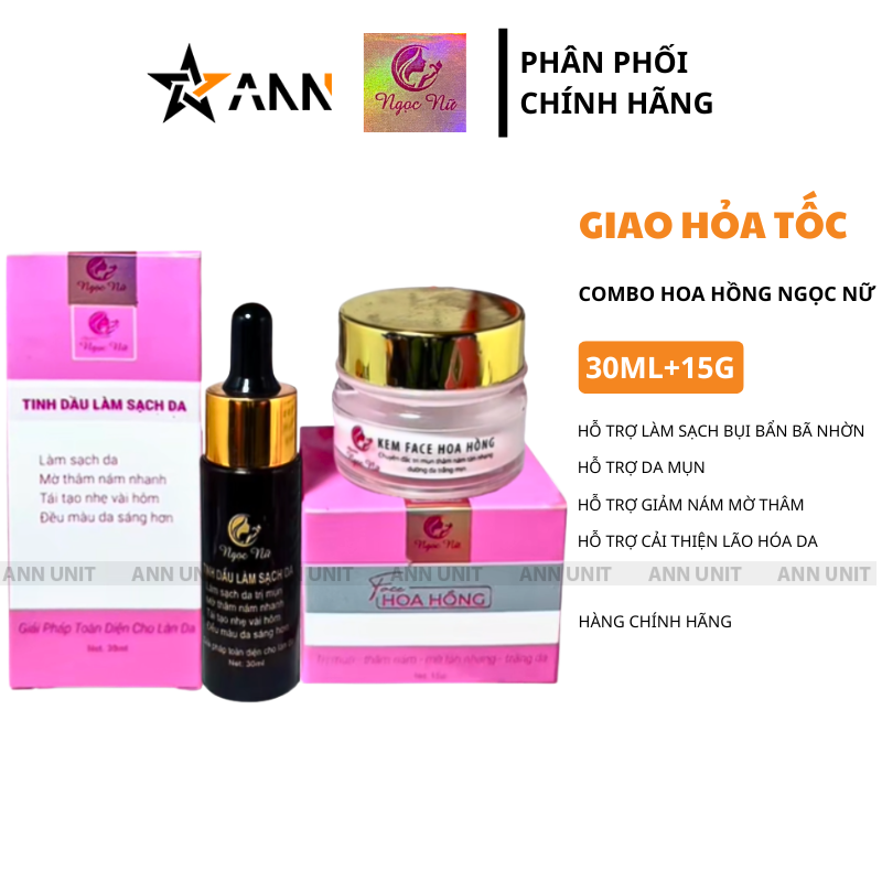 26271_3_20250420112109-1.png Combo Ngọc Nữ Chính Hãng - Kem Face Hoa Hồng 15g & Serum 30ml Hỗ Trợ Cải Thiện Da Thâm Nám Lão Hóa Da - CBHHNN