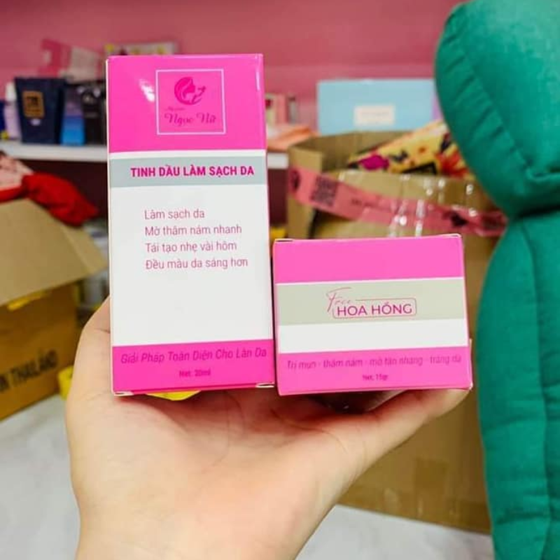 26271_6_20250417192040-1.png Combo Ngọc Nữ Chính Hãng - Kem Face Hoa Hồng 15g & Serum 30ml Hỗ Trợ Cải Thiện Da Thâm Nám Lão Hóa Da - CBHHNN