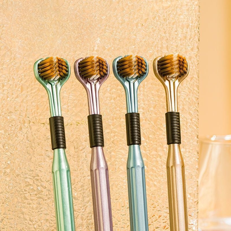 Set 6 Bàn Chải Đánh Răng 3 Mặt Vệ Sinh Răng Miệng 18.5cm Set 6 Bàn Chải Đánh Răng 3 Mặt Vệ Sinh Răng Miệng 18.5cm