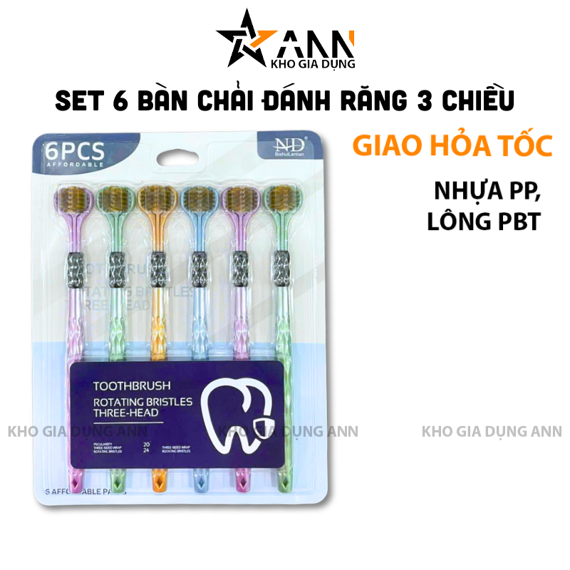 26365_ban-chai-danh-rang-2_20250515104710-1.png Set 6 Bàn Chải Đánh Răng 3 Mặt Vệ Sinh Răng Miệng 18.5cm - BCDR3M02