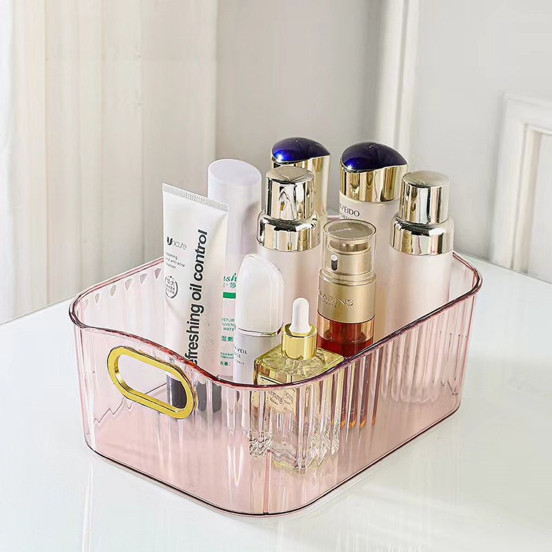 Khay Nhựa Trong Suốt Đựng Mỹ Phẩm Để Đồ - Khay Chữ Nhật Sang Trọng 28x20x10cm Khay Nhựa Trong Suốt Đựng Mỹ Phẩm Để Đồ - Khay Chữ Nhật Sang Trọng 28x20x10cm