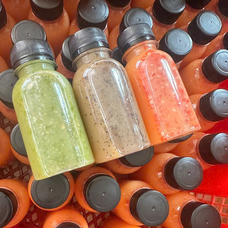 Set 3 Chai Nước Chấm 3 Vị 450g - Muối Ớt Xanh + Muối Tiêu + Muối Ớt Đỏ Thơm Ngon Set 3 Chai Nước Chấm 3 Vị 450g - Muối Ớt Xanh + Muối Tiêu + Muối Ớt Đỏ Thơm Ngon