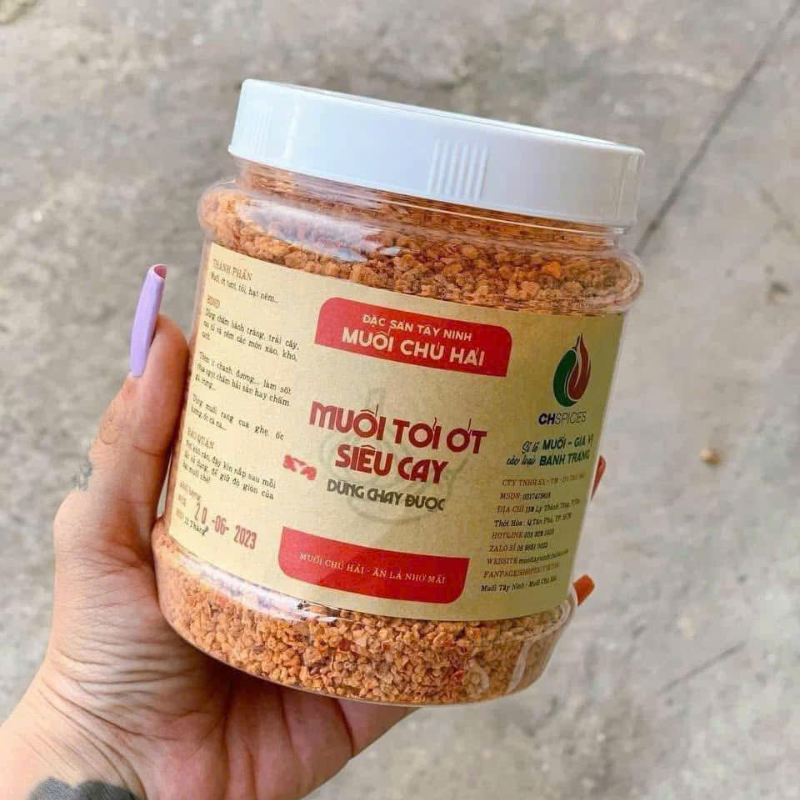 26429_5_20250610190938-1.png Hộp Muối Tỏi Ớt Siêu Chú Hải Thơm Ngon - Hộp 500g - MTOCHH500G