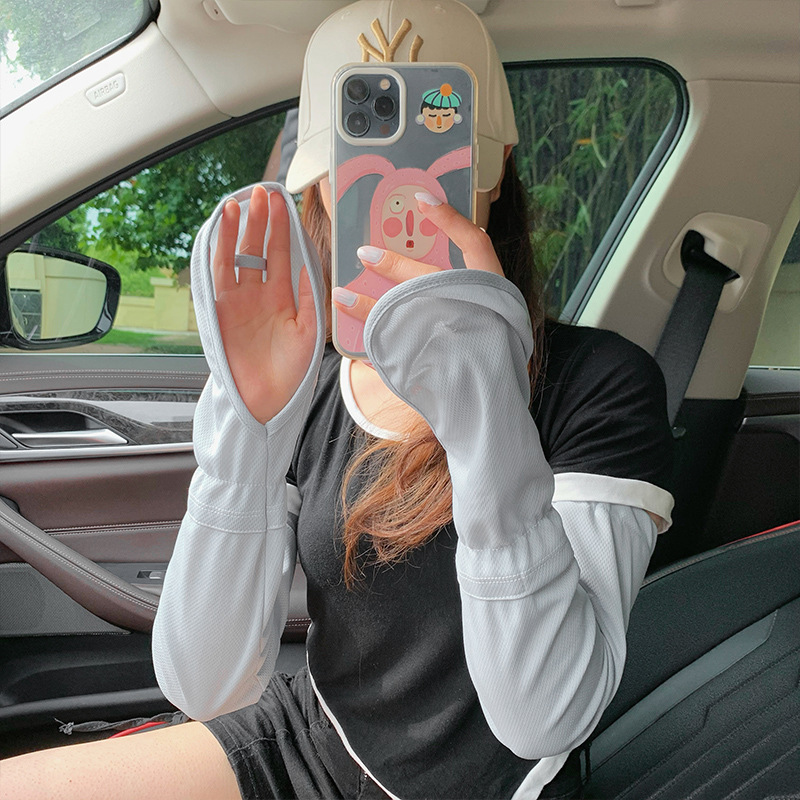 26431_7_20250611110904-2.png Cặp Găng Tay Dài Chống Nắng - Bao Tay Dài Vải Kim Cương Mềm Mịn - GTCN03