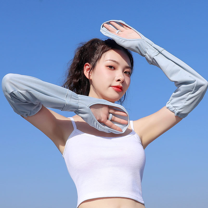 26431_8_20250611110904-2.png Cặp Găng Tay Dài Chống Nắng - Bao Tay Dài Vải Kim Cương Mềm Mịn - GTCN03