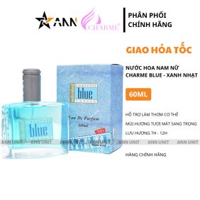 Nước Hoa Charme Nam Nữ Blue Nhạt 60ml Hương Thơm Tươi Mát Sang Trọng - 8885013690026