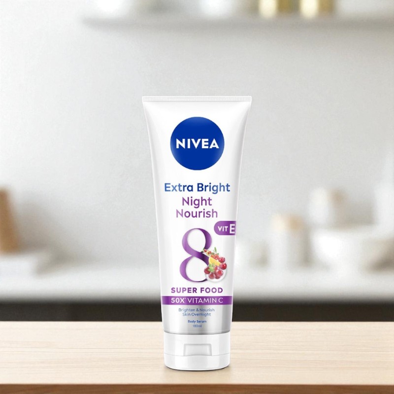 Tinh Chất Dưỡng Thể Nivea Màu Tím Ban Đêm 180ml Tinh Chất Dưỡng Thể Nivea Màu Tím Ban Đêm 180ml